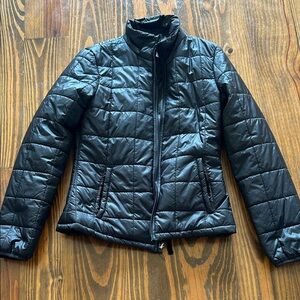 Jessica Simpson Black Puffer lightweight Jacket size XS